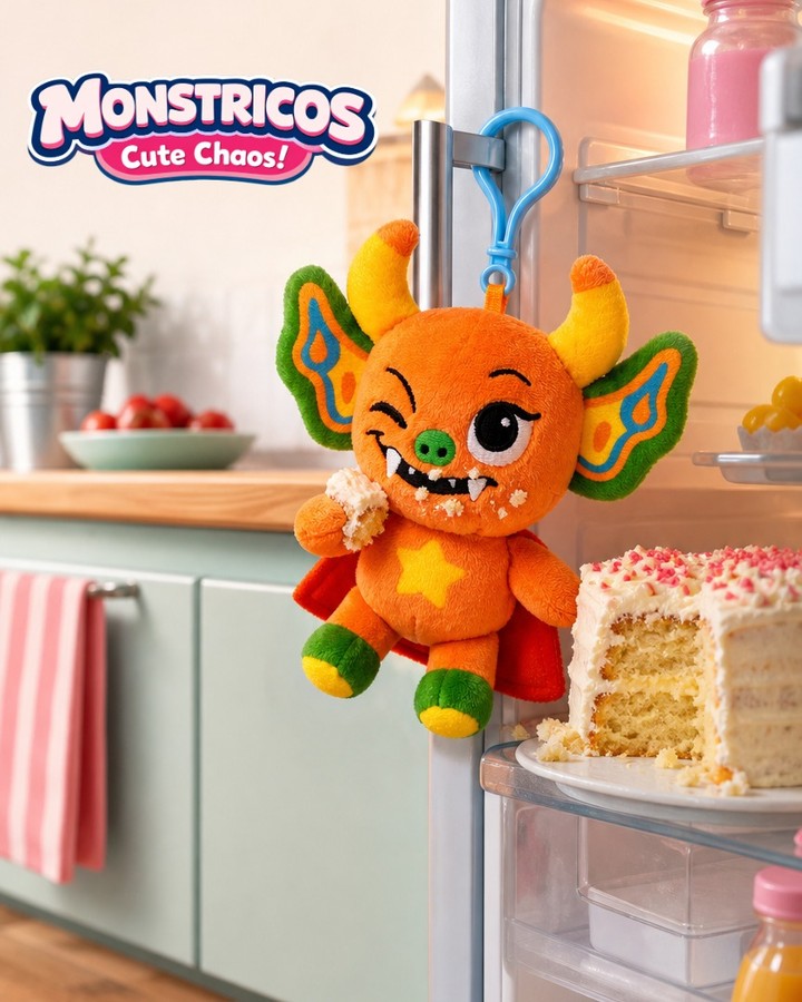 Post de Monstricos con Blinky en una cocina