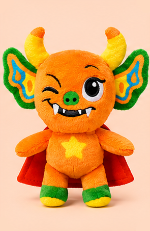 Blinky, plushie Monstricos naranja