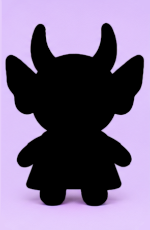 Glurpy, plushie Monstricos rosado